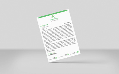 Profesjonalny papier firmowy, kreatywny projekt papieru firmowego