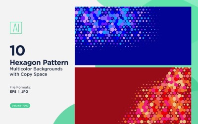 Vibrant honey bee Pattern Background in Multi Colors And Sizes 1003