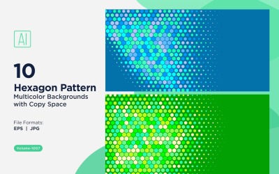 Vibrant honey bee Pattern Background in Multi Colors And Sizes 1007