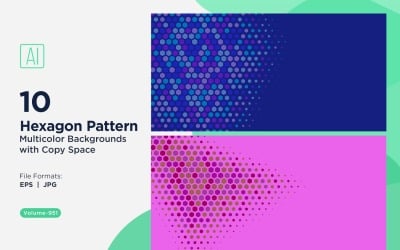 Vibrant honey bee Pattern Background in Multi Colors And Sizes 951