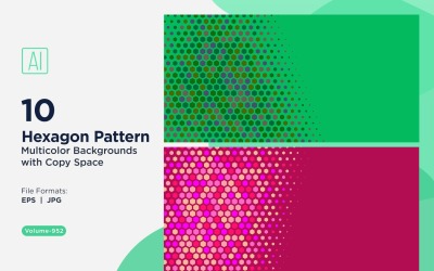 Vibrant honey bee Pattern Background in Multi Colors And Sizes 952