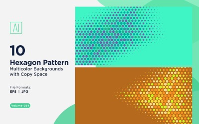 Vibrant honey bee Pattern Background in Multi Colors And Sizes 954