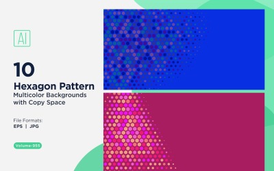 Vibrant honey bee Pattern Background in Multi Colors And Sizes 955