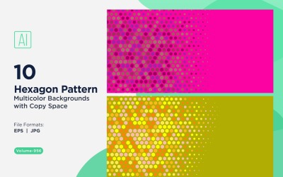 Vibrant honey bee Pattern Background in Multi Colors And Sizes 956