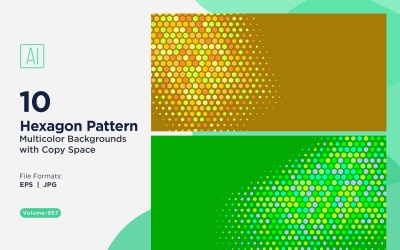 Vibrant honey bee Pattern Background in Multi Colors And Sizes 957