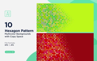 Vibrant honey bee Pattern Background in Multi Colors And Sizes 961