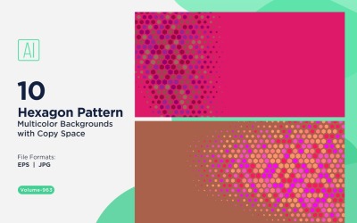 Vibrant honey bee Pattern Background in Multi Colors And Sizes 963