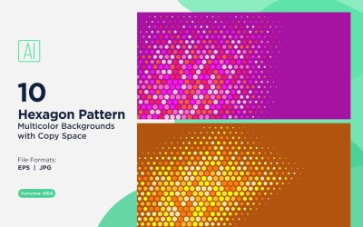 Vibrant honey bee Pattern Background in Multi Colors And Sizes 968