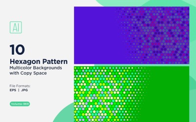 Vibrant honey bee Pattern Background in Multi Colors And Sizes 969