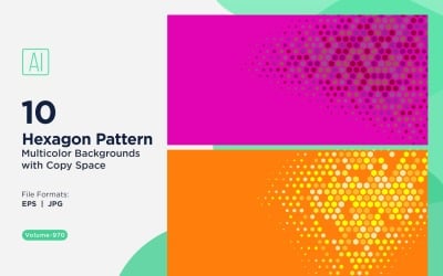 Vibrant honey bee Pattern Background in Multi Colors And Sizes 970