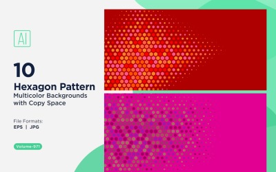 Vibrant honey bee Pattern Background in Multi Colors And Sizes 971