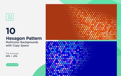 Vibrant honey bee Pattern Background in Multi Colors And Sizes 975