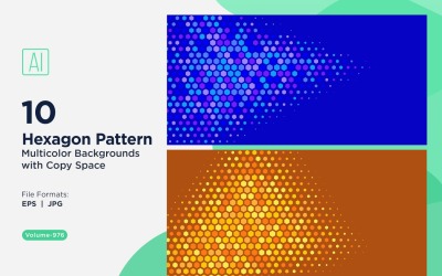 Vibrant honey bee Pattern Background in Multi Colors And Sizes 976