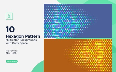 Vibrant honey bee Pattern Background in Multi Colors And Sizes 977