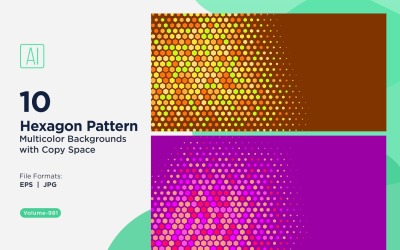 Vibrant honey bee Pattern Background in Multi Colors And Sizes 981