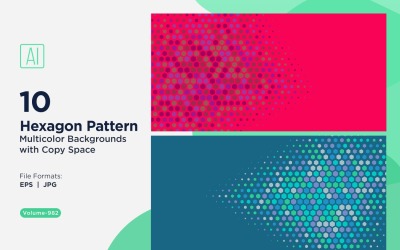 Vibrant honey bee Pattern Background in Multi Colors And Sizes 982