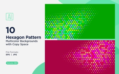 Vibrant honey bee Pattern Background in Multi Colors And Sizes 983