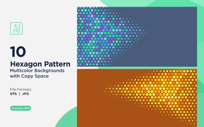 Vibrant honey bee Pattern Background in Multi Colors And Sizes 988