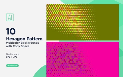 Vibrant honey bee Pattern Background in Multi Colors And Sizes 990