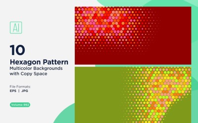 Vibrant honey bee Pattern Background in Multi Colors And Sizes 992