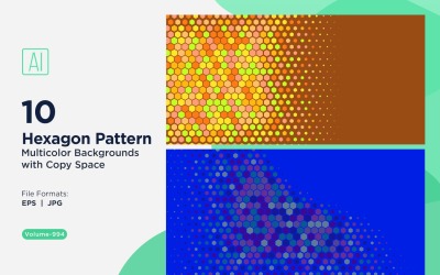 Vibrant honey bee Pattern Background in Multi Colors And Sizes 994