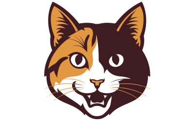 Cat vector art illustration