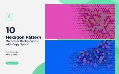 Vibrant honey bee Pattern Background in Multi Colors And Sizes 1014