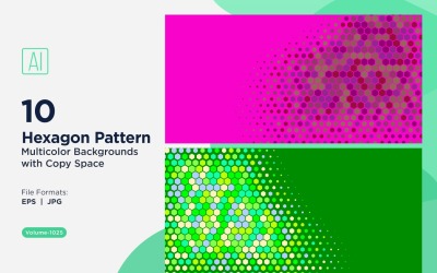 Vibrant honey bee Pattern Background in Multi Colors And Sizes 1025