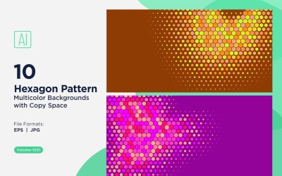 Vibrant honey bee Pattern Background in Multi Colors And Sizes 1031