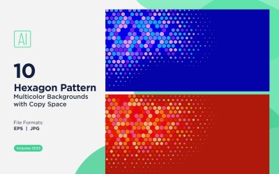 Vibrant honey bee Pattern Background in Multi Colors And Sizes 1033