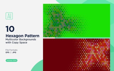 Vibrant honey bee Pattern Background in Multi Colors And Sizes 1034