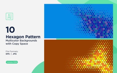 Vibrant honey bee Pattern Background in Multi Colors And Sizes 1036