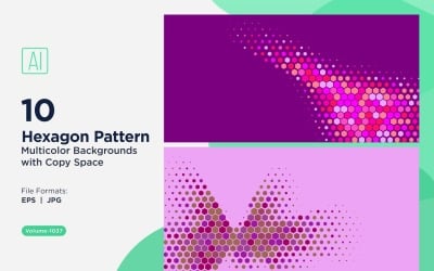 Vibrant honey bee Pattern Background in Multi Colors And Sizes 1037