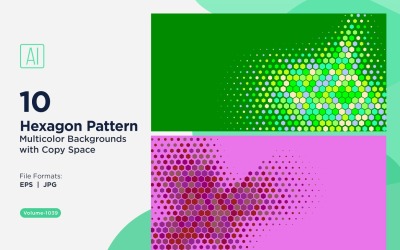 Vibrant honey bee Pattern Background in Multi Colors And Sizes 1039