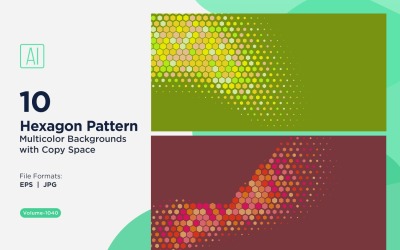 Vibrant honey bee Pattern Background in Multi Colors And Sizes 1040