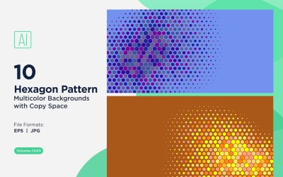 Vibrant honey bee Pattern Background in Multi Colors And Sizes 1045