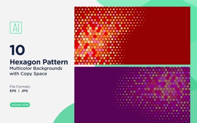 Vibrant honey bee Pattern Background in Multi Colors And Sizes 1046