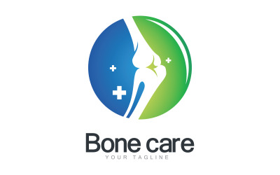 Bone care logo icon vector template V1