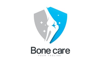 Bone care logo icon vector template V4