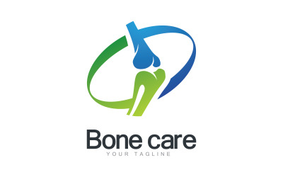 Bone care logo icon vector template V5