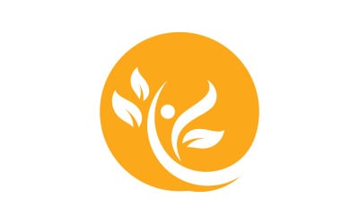 Ecology people nature logo element vector V11