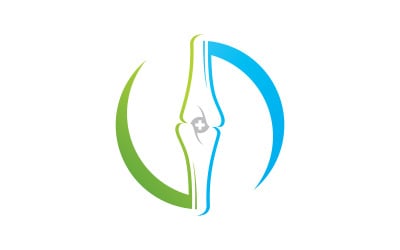 Bone care logo icon vector template V7