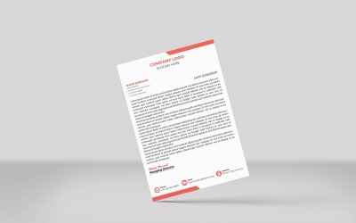 Briefkopf, Kreativer Briefkopf Minimalistisches neues Design