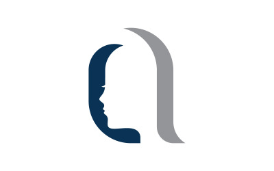 Litera Q z inicjałem ołówka logo wektor szablon projekt V6
