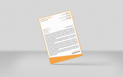 Profesjonalny papier firmowy Kreatywny projekt papieru firmowego