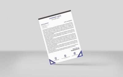 Carta intestata - Modello di identità aziendale Nuovo design