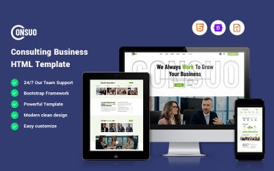 Consuo - Modèle de site Web de conseil