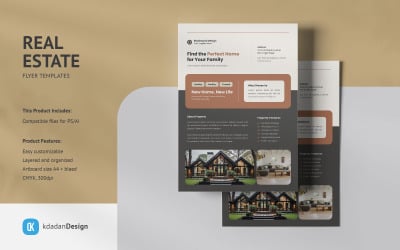 Real Estate Flyer PSD Design Templates Vol 129