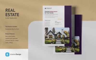 Real Estate Flyer PSD Design Templates Vol 130