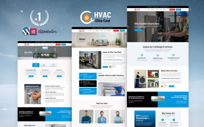 Sada šablony Elite Cool HVAC AC pro opravu
